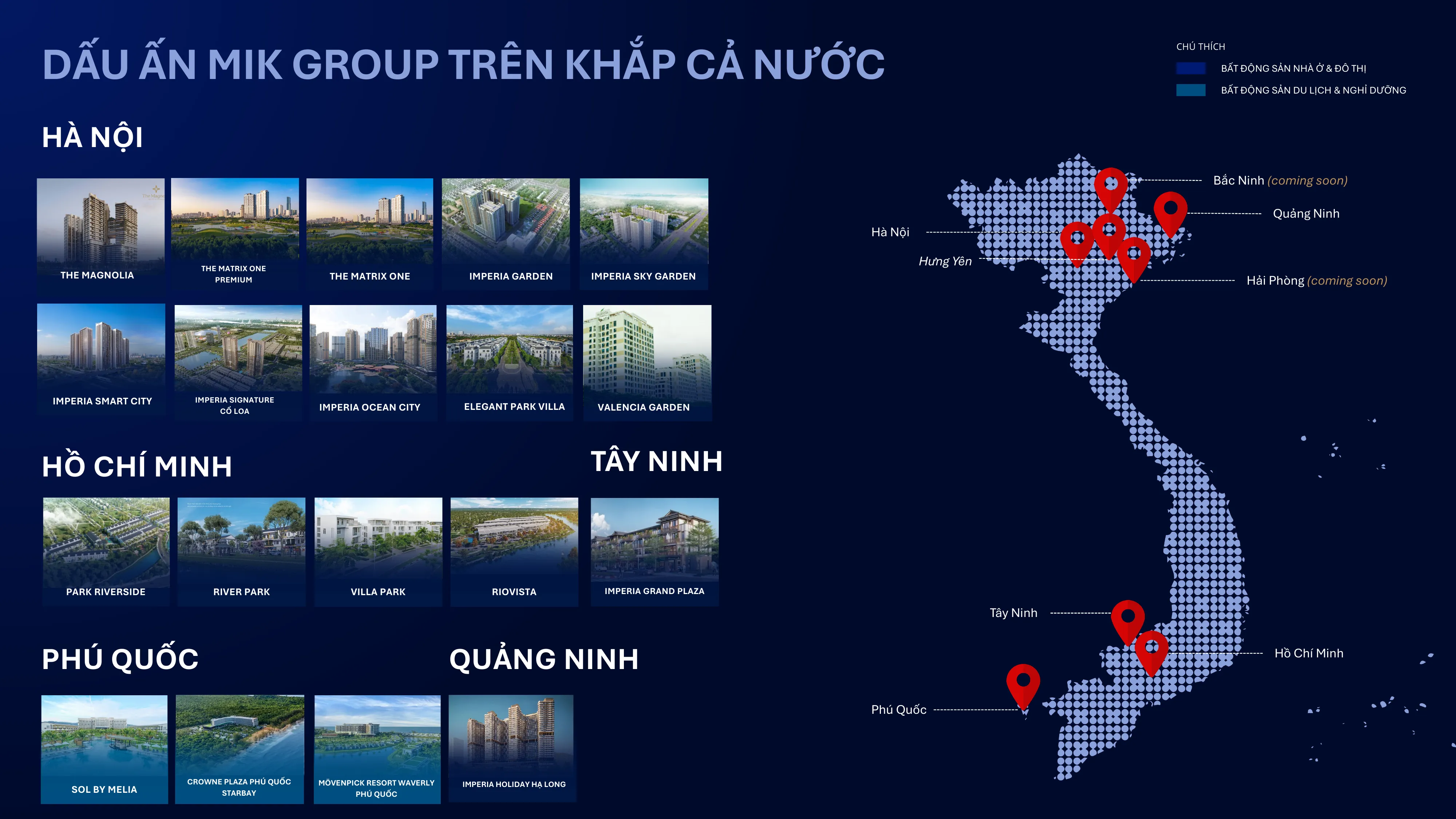 Dấu ấn MIK Group trên khắp cả nước