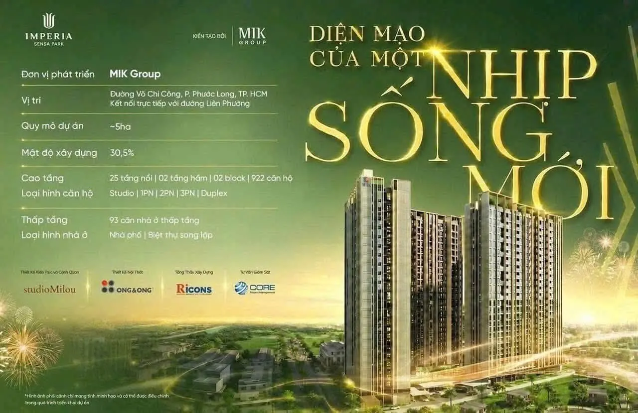 Diện mạo của một nhịp sống mới - Imperia Sensa Park