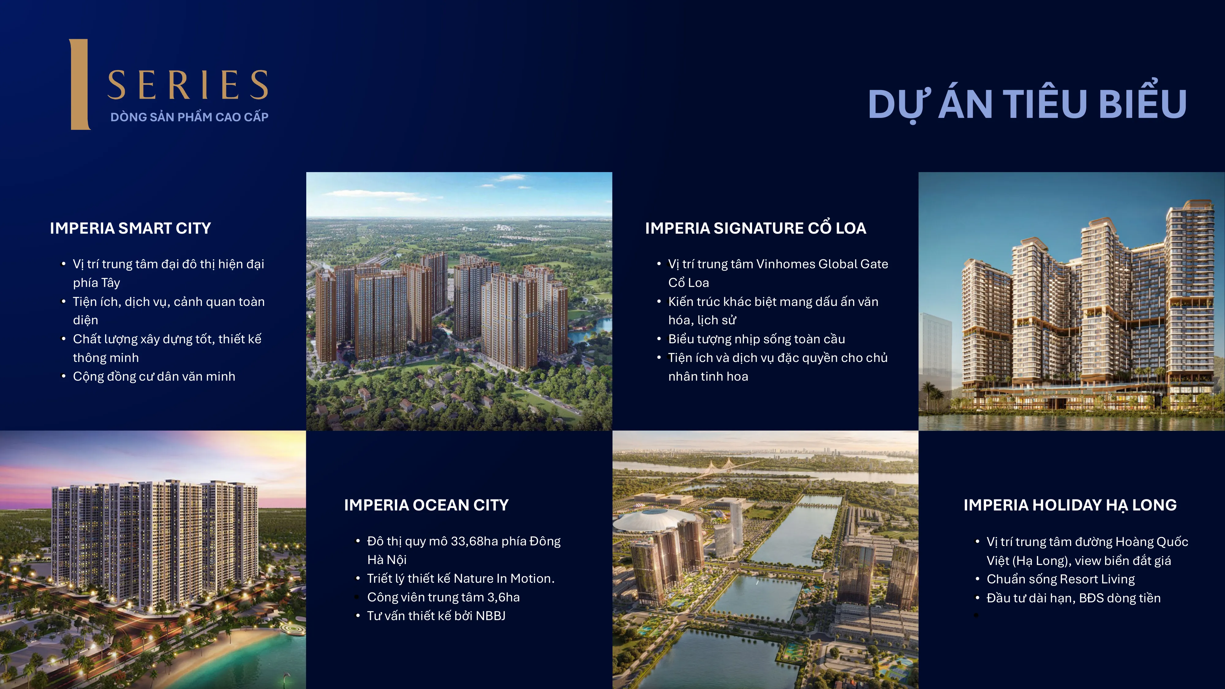 Các dự án tiêu biểu được kiến tạo bởi MIK Group